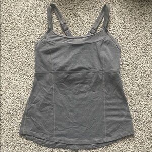 Prana Gray Active tank size medium
